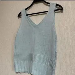 ‼️お値下げ！限定価格‼️ROPÉ PICNIC 水色 ニットベスト　サイズ38
