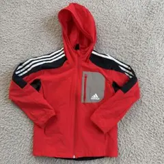 adidas アディダス　ジャンパー　裏地付き　フード付き　130