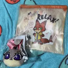ズートピア ぬいぐるみ マスコット ポーチ セット