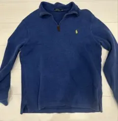 ラルフローレン Ralph Lauren ハーフジップ スウェット ブルー S