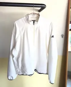 adidas 古着　ハーフジップ