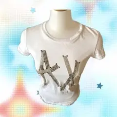 ARMANI アルマー二 y2k 平成 キラキラ ギャル 海外 Tシャツのサムネイル