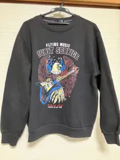 SHEIN スウェット 黒 裏起毛