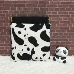 パンダさん♪ハンドメイド＊バネポーチ☆ミニポーチ♪