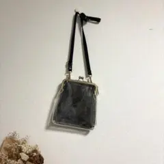 オシャレながま口ショルダーバッグ