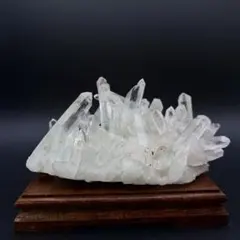 マダガスカル産 グリーンファントムクォーツ クラスター 美結晶 鉱物