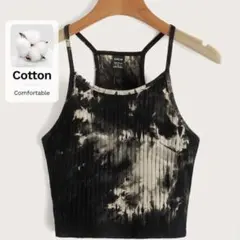 SHEIN タイダイ柄 キャミソール クロップド丈のサムネイル