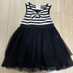 KUMIKYOKU ノースリーブチュールワンピース