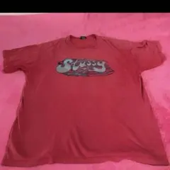 USA製 STUSSY ステューシー Tシャツ 紺タグ レッド　XL