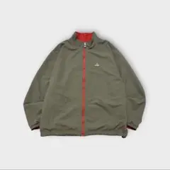 90s-00s adidas リバーシブル 切替ナイロンジャケット L