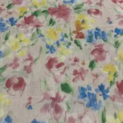 シャルマンコレクション　Wガーゼ 花柄　ピンク