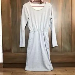 SPIRALGIRL スウェット ワンピース グレー