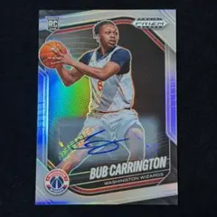 Bub Carrington Prizm Silver RC Auto サイン