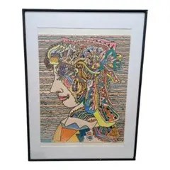 松井友紀恵・森のオーケストラ・銅版画・エッチング・絵画・額縁