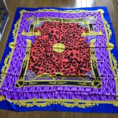 アトリエヴェルサーチェ　シルク超大判スカーフ　貴重　美品 中古・古着通販】ATELIER VERSACE (アトリエ ヴェルサーチェ) 大判