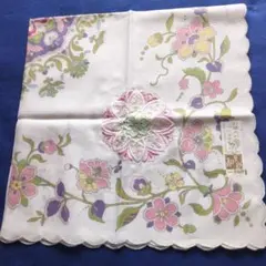 刺繍大判ハンカチ