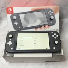 Nintendo Switch Lite 本体 グレー ほぼ新品 - メルカリ