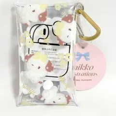 新品未開封★mikko illustrations　クリアマルチケース　スフレ