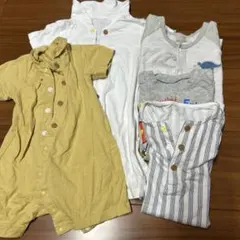 ベビー服6点セット（60-80cm）UNIQLO・プティマイン・バースデイ