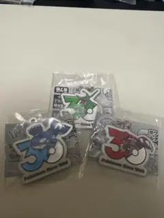 포켓몬 30周年 メタルチャームマスコット カイオーガ 레쿠쟈 グラードン