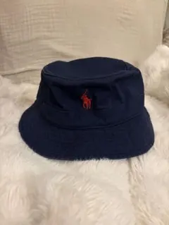 Polo Ralph Lauren ネイビー バケットハット L/XL