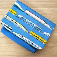 マチ付き移動ポケット　男の子　電車⑪