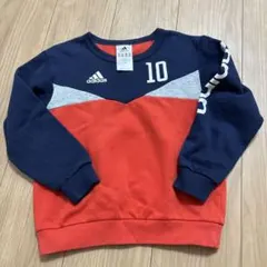 adidas トレーナー ネイビー/オレンジ/グレー