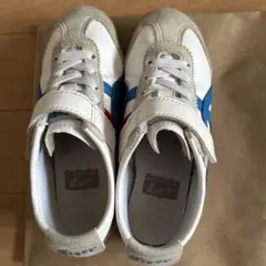Onitsuka Tiger ホワイトスニーカー ベルクロ付き