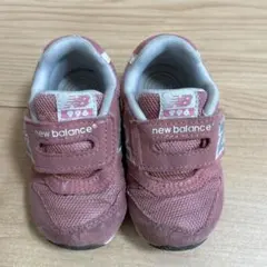 13.5cm ニューバランス 996 キッズスニーカー ピンク ベビー