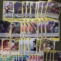 ワンピースカード 決戦の刻 黒ひげ海賊団 デッキパーツ まとめ売り