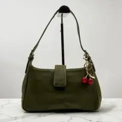 希少✨Y2K Coach Shoulder Bag Leather Khaki