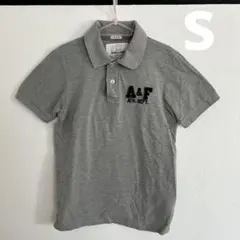 アバクロ　ポロシャツ　グレー　Ｓ