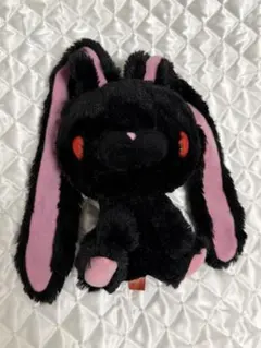 汎用うさぎぬいぐるみ 1周年記念 ひとくちサイズ 黒 - メルカリ