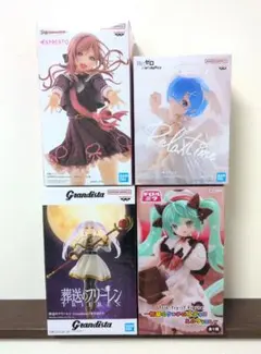 最新★人気★美少女 プライズフィギュア 4体まとめ売り