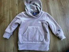 Champion フード付きトレーナー 淡いピンク