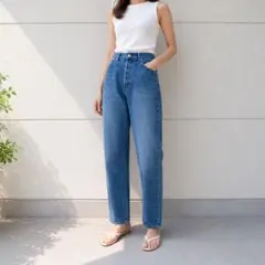 ☆新品未使用☆LevisRIBCAGEワイドシルエットハイライズストレート