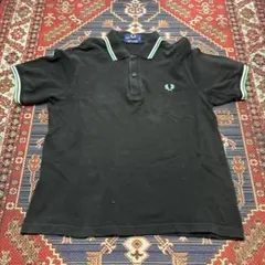 Fred Perry ポロシャツ 英国製 ブラック 40インチ