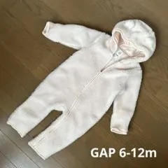 70 80 GAP ジャンプスーツ　アウター　6-12m ピンク　くま耳