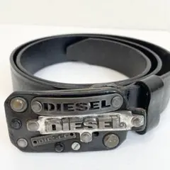 DIESEL ブラック ベルト 85cm - メルカリ