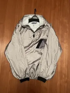 old navy 00s 90s アノラック　パーカー　y2k シルバー