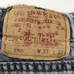 雰囲気◎ 90's USA製　Levi's 550 W33 グランジ