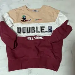 DOUBLE.B MIKI HOUSE トレーナー 100cmのサムネイル