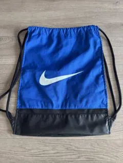 Nike ドローストリングバッグ 青/黒