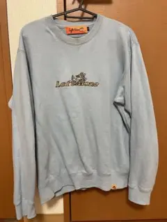 Left Alone 刺繍入りブルースウェットトレーナー