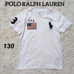 POLO RALPH LAUREN USA 半袖Tシャツ ビッグポニー 白130のサムネイル