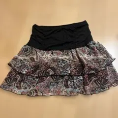 フレアミニスカート Mサイズ ペイズリー柄