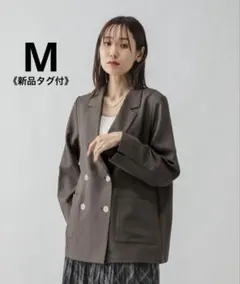 新品未使用 定価6990円 セミシアーダブルジャケット モカ56グローバルワーク