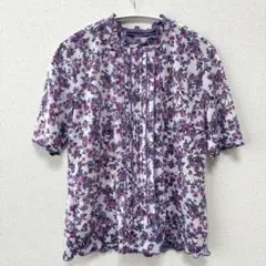 JANE MORE ジェーンモア フリル花柄カットソー tＴシャツ トップス M