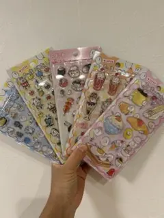 たまごあし5枚セット硬めシール