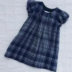 80　BURBERRY LONDON　グレーチェックのワンピースのサムネイル